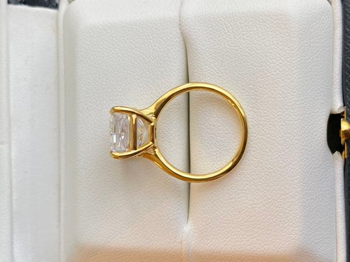 pain様専用特注最高級人工ダイヤモンドラディアントカットリング13号