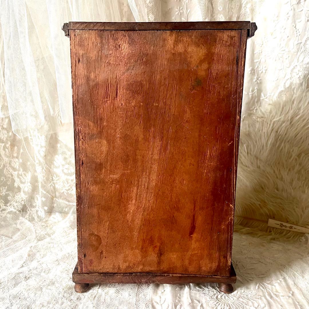 ドールキャビネットフランスアンティークカップボードディネット