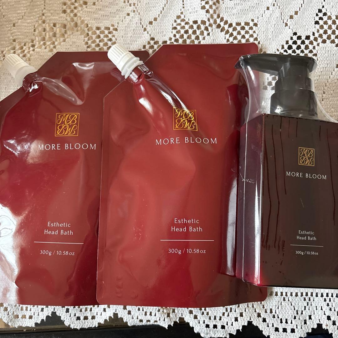 MORE BLOOM Esthetic Head Bath 300g 3点セット