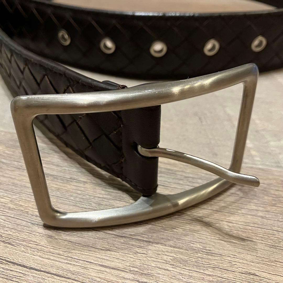BOTTEGA VENETA ベルト 85cm/34in ダークブラウン