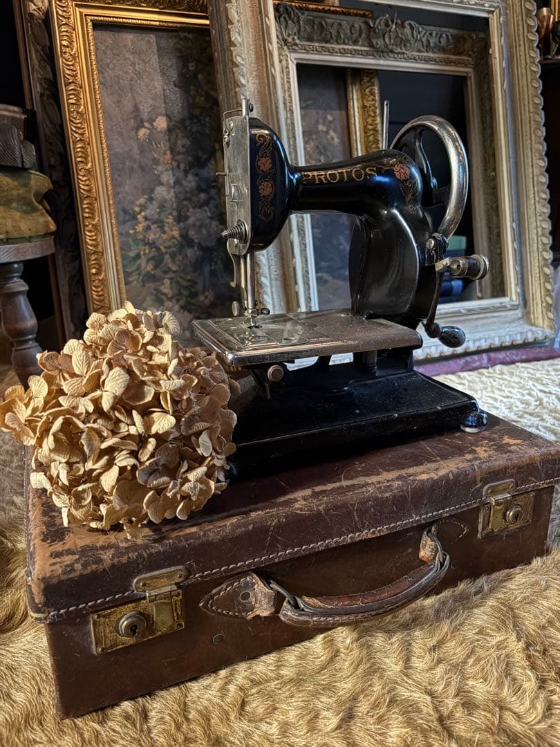 PROTOS アンティークミシン アンティークミシン シンガーSINGER29k3 靴修理皮革八方 工業産業用