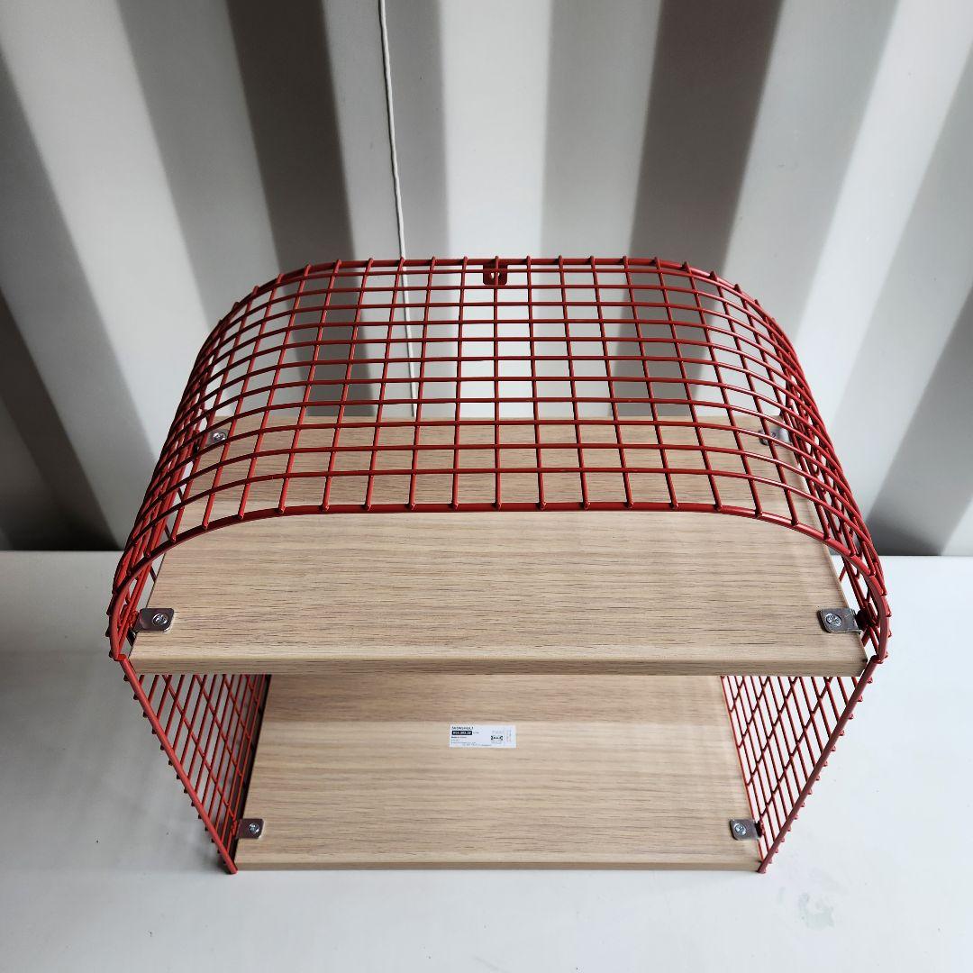 廃盤 IKEA ウォールシェルフ SVENSHULT スヴェンスフルト 赤 - メルカリ