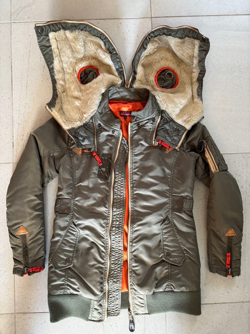 美品AVIREXアビレックス　レディースコート AVIREX（アヴィレックス） トレンチコート コート COLOR SCHEME TRENCH