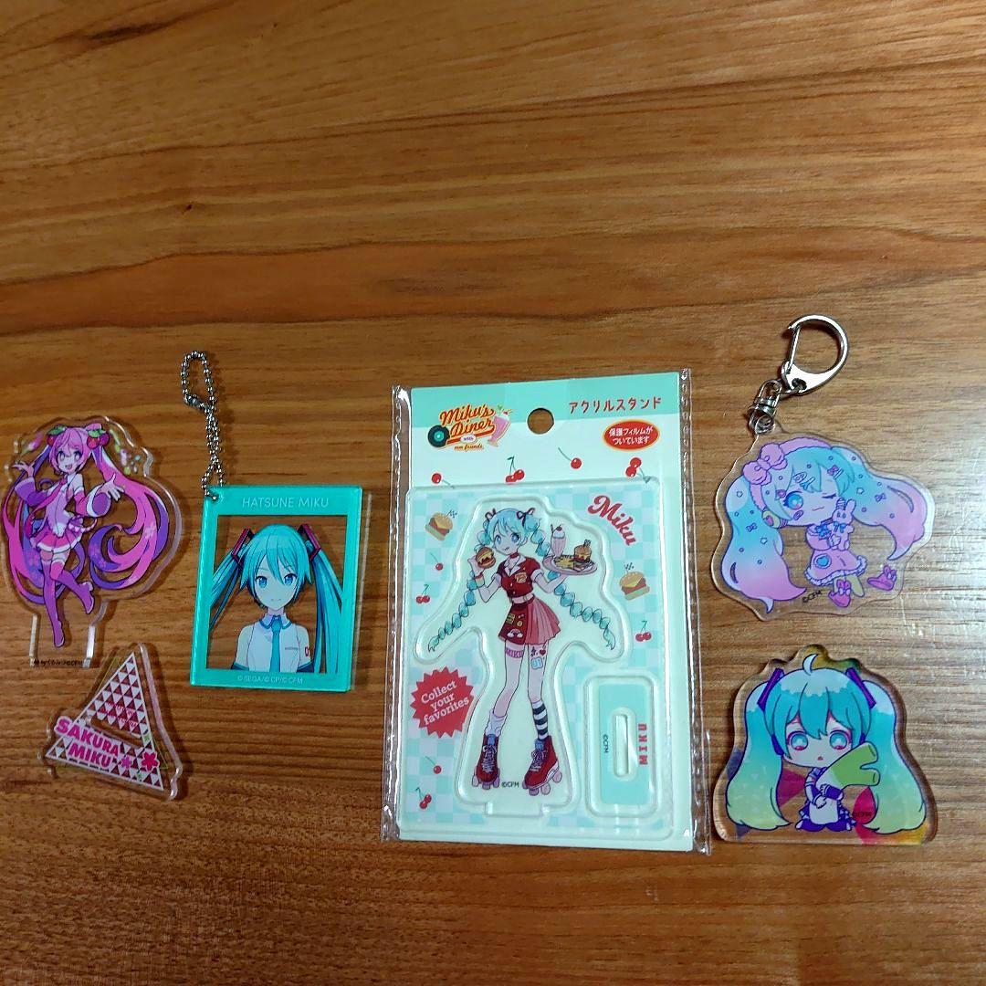 初音ミク まとめ売り プロセカ セリア 桜ミク アクリルスタンド など 5