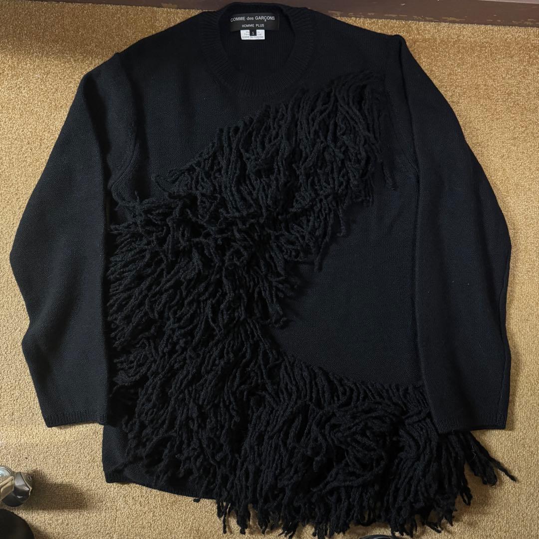 コムデギャルソン オムプリュス フリンジニット