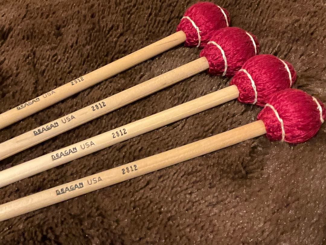 deagan 2312 dark red ディーガン　マレット　入手困難品！