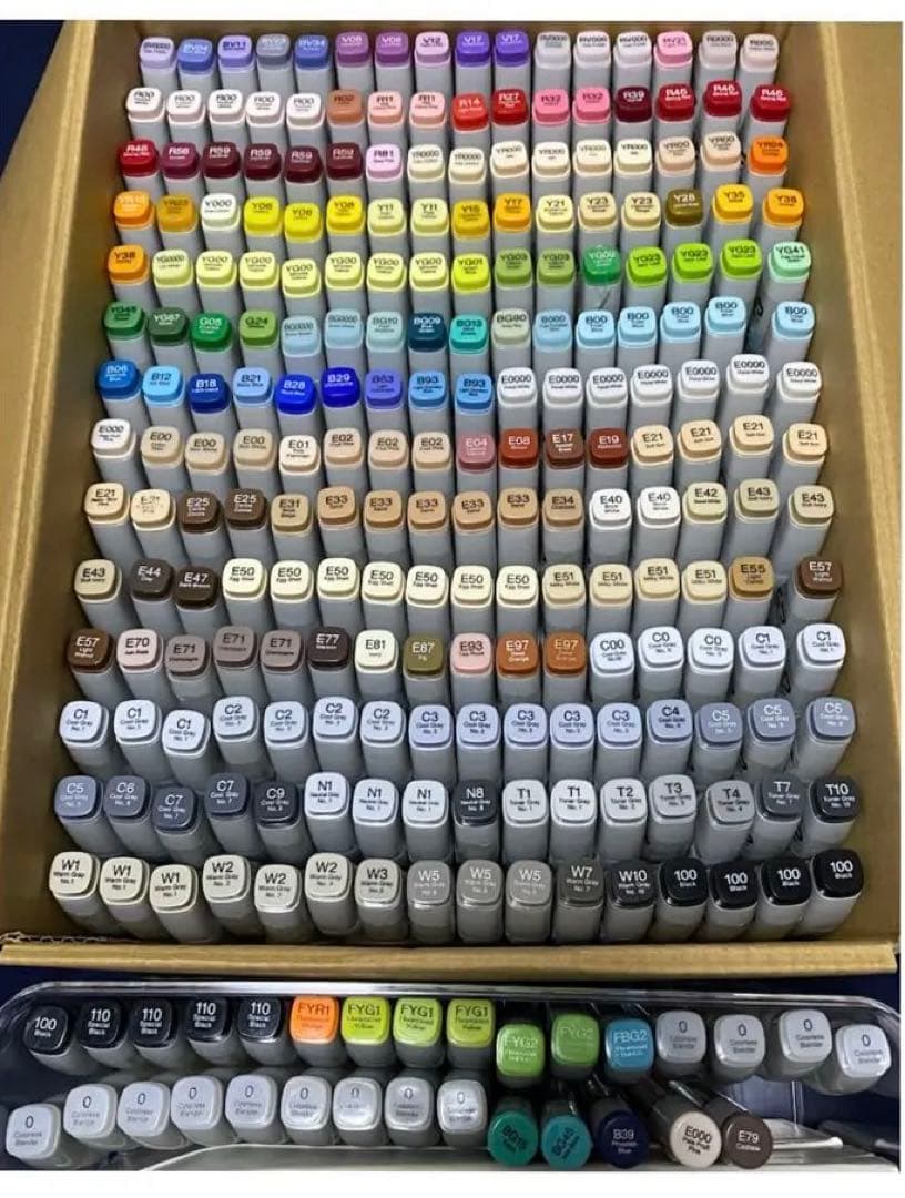 バリオスインク　コピックインク　アルコールマーカーペンセット　バラ売り不可