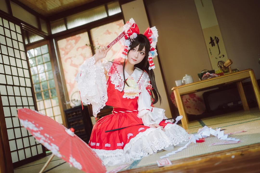 即日出荷 東方Project 博麗霊夢 花 コスプレ Mサイズ 森森仙 - メルカリ