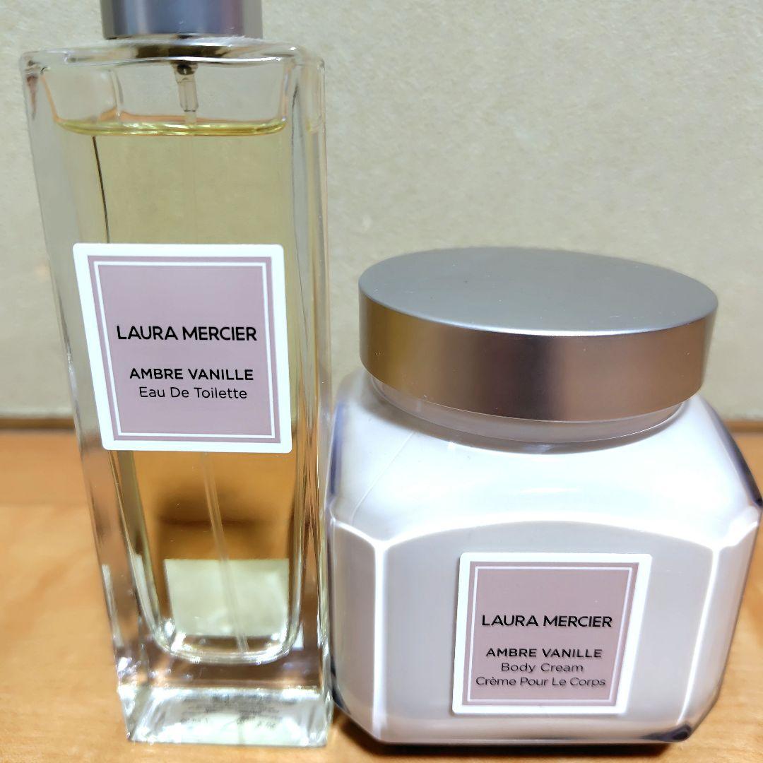 ローラメルシエ　アンバーバニラ　ボディークリーム　オードトワレ