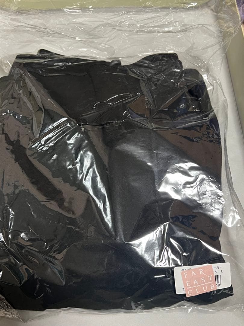 お値下げ小田和正さん FAR EAST CAFE ダンボールニットパーカー黒新品