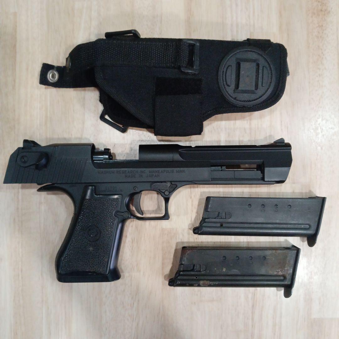 東京マルイデザートイーグル 50AEガスガン Bianchiホルスター 2マガジ