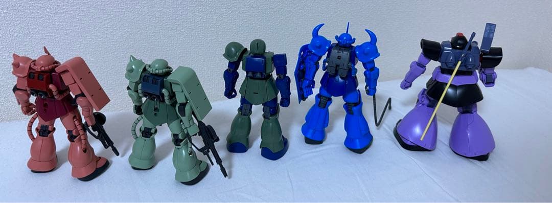 HGUC ジオン セット ザク グフ ドム ゲルググ ギャン ズゴック シャア