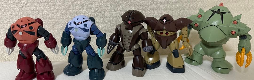 HGUC ジオン セット ザク グフ ドム ゲルググ ギャン ズゴック シャア