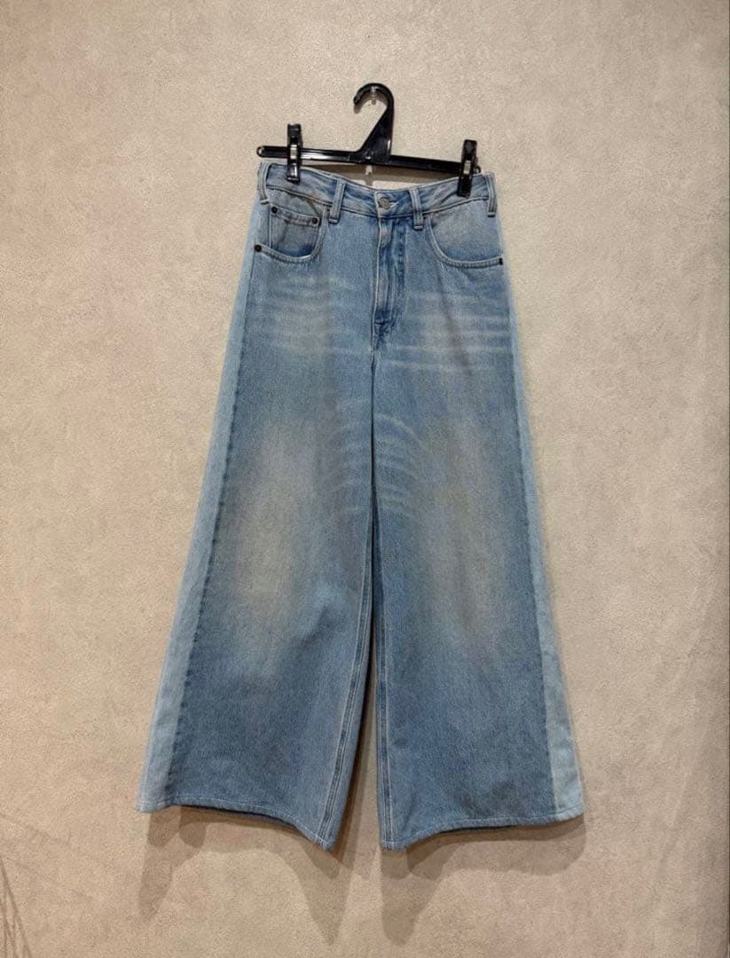MM6 Maison Margiela 再構築 ワイドデニムパンツ38 値下げ可