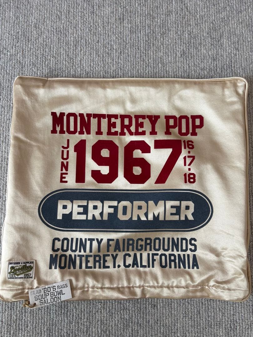 バーンストーマーズ　ボーズグラッドラグス　クッションカバー　ベージュ