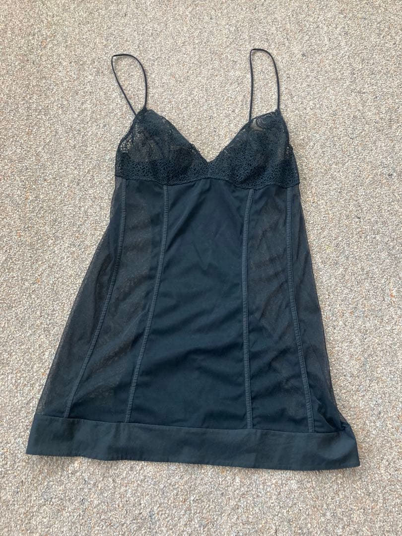 希少！ラペルラ　スリップ　3ブラック