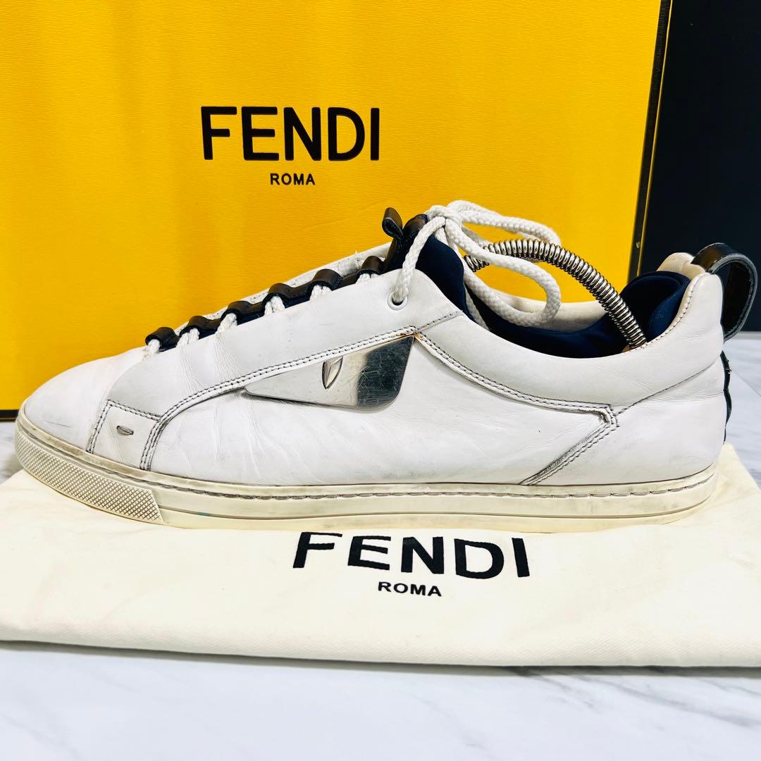 FENDI モンスター ネオプレーン メンズ ローカットスニーカー 26.0相当 楽天市場】フェンディ FENDI スニーカー ブラウン メンズ 7e1688 aq6i