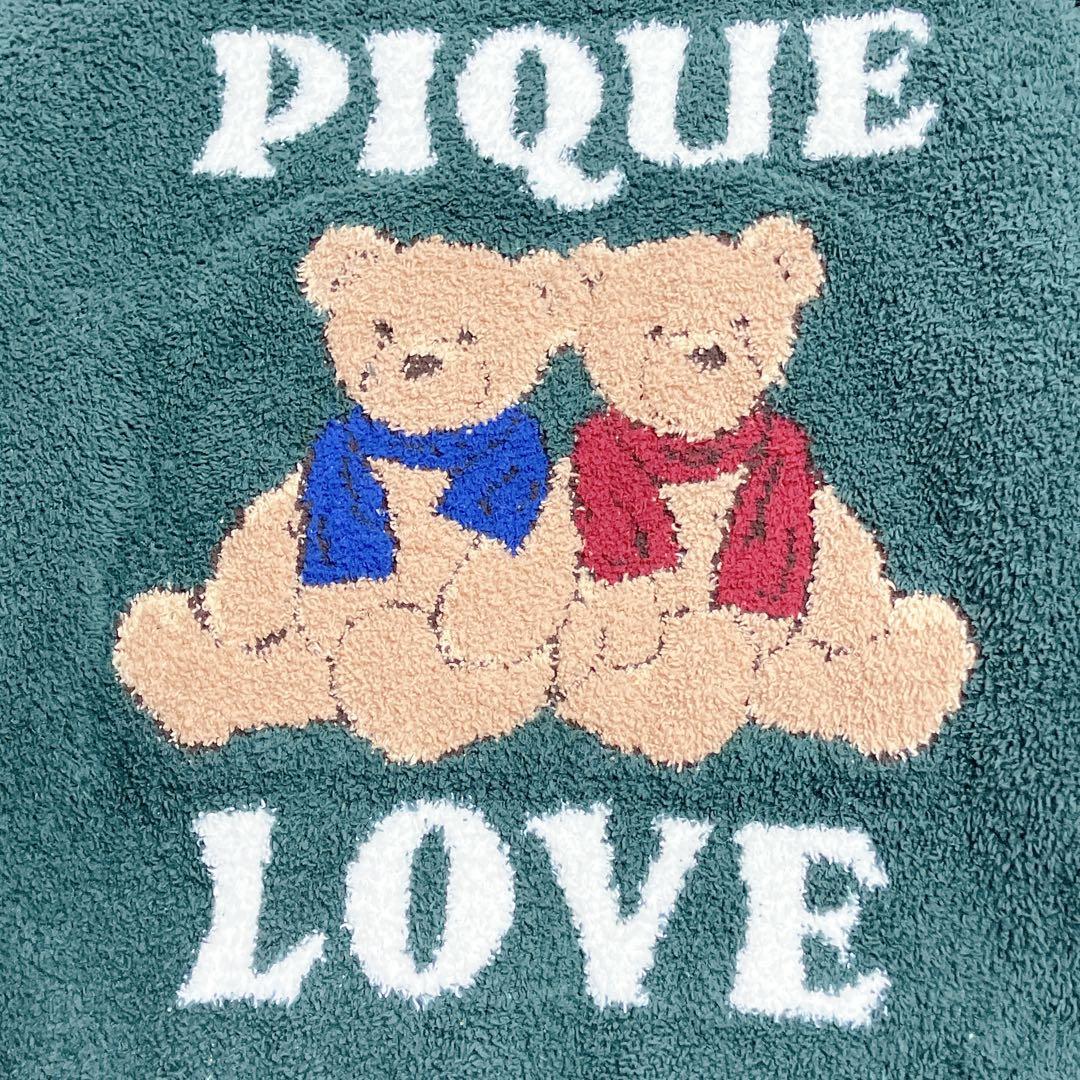 ジェラートピケ gelato pique クマ刺繍ルームウェアセット パジャマ