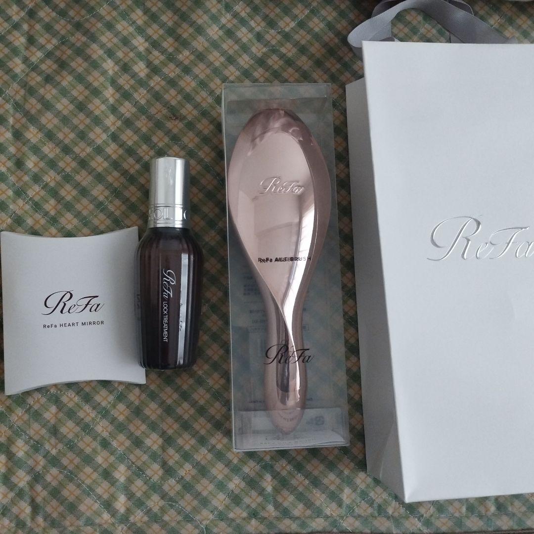 新品未使用　ReFa　ブラシ、トリートメント、ハートミラー　3点セット