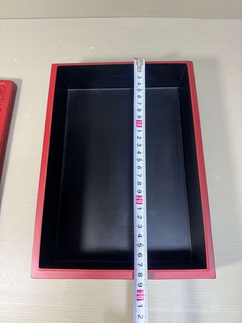 2266 昭和レトロ 仙台堆朱 漆塗り 筆箱 文箱 小物入れ 未使用 - メルカリ