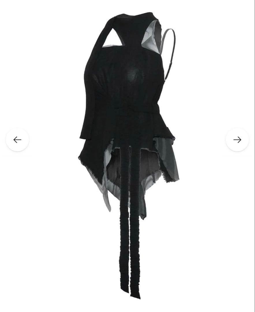 トップス S halter flow tops theredthered