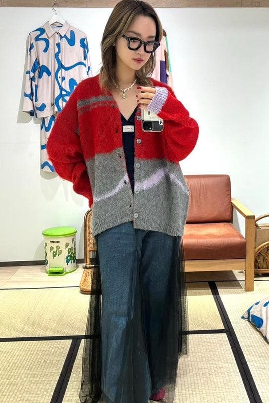 PAMM 気狂いのニットカーディガン