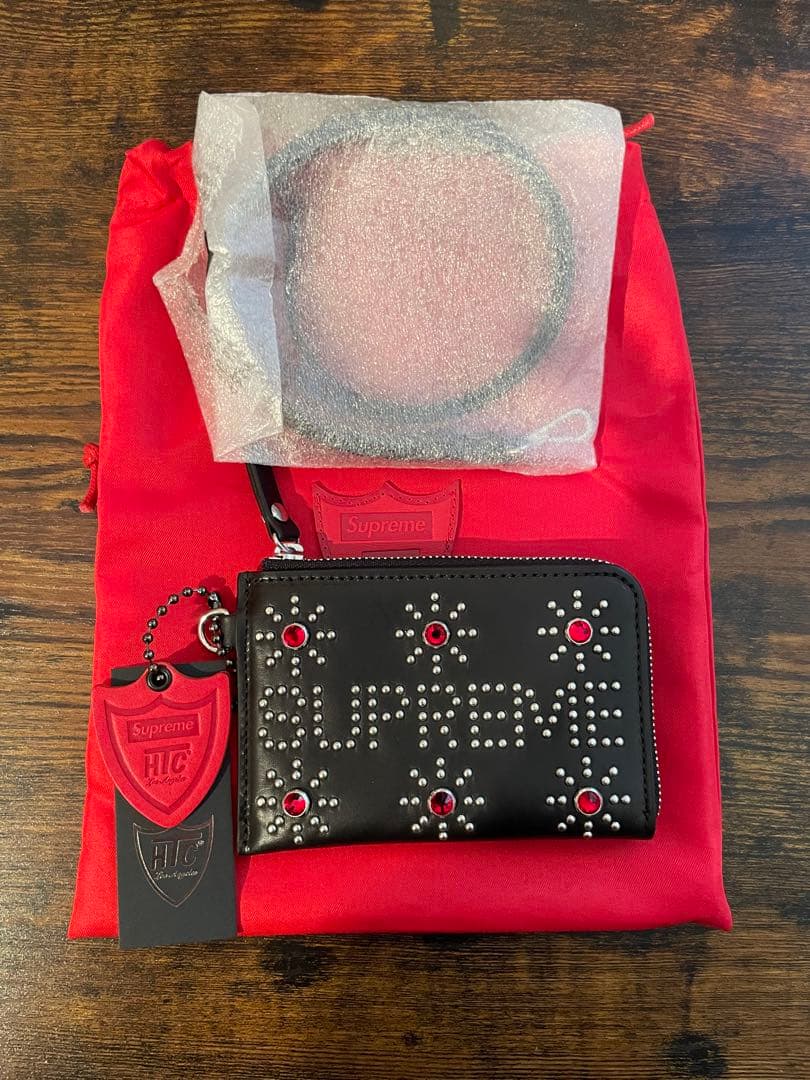 Supreme / HTC Studded Wallet Black（値下不可） - メルカリ