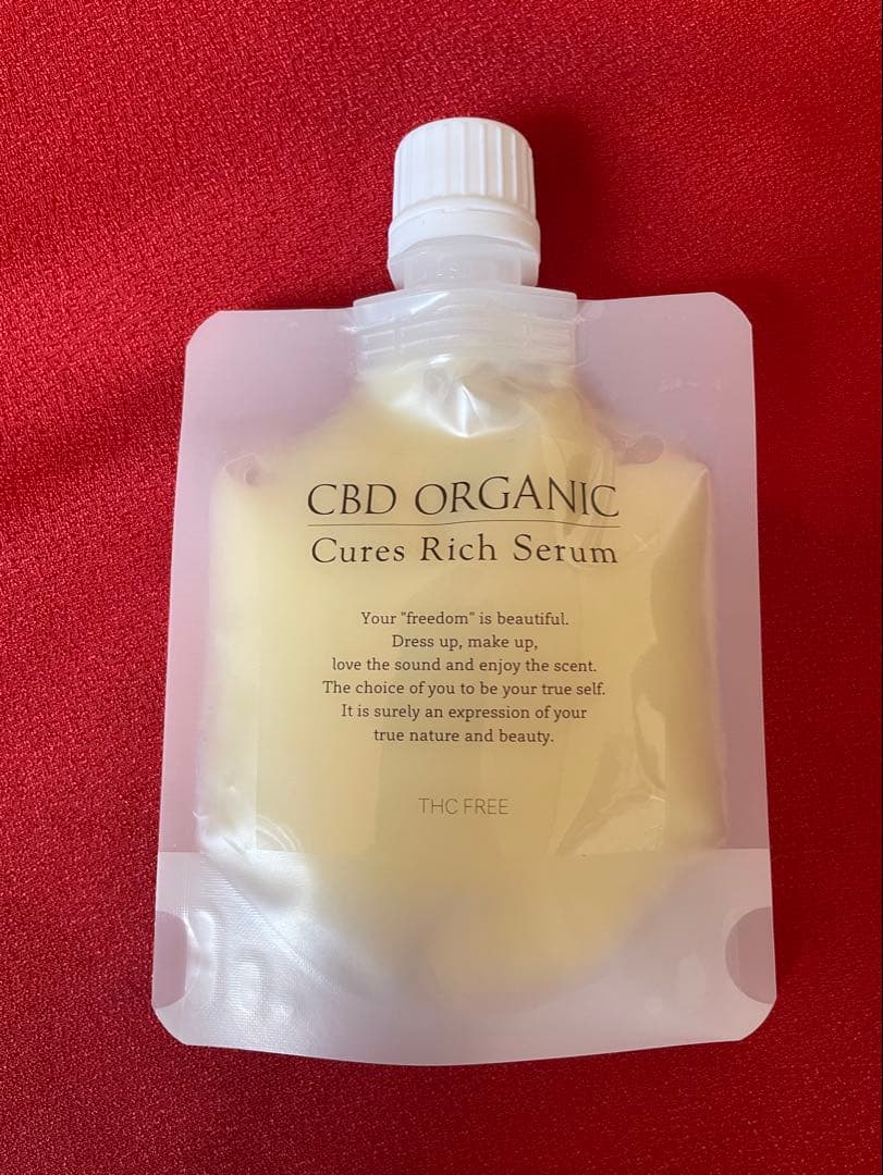 新品未開封CBD ORGANICキュアスリッチセラム美容クリーム詰め替え用
