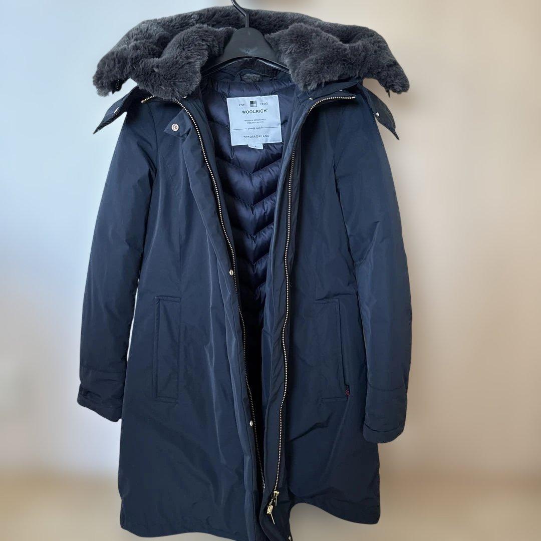 【美品】現行 ウールリッチ トゥモローランド 別注 ダウンコート ボウブリッジS
