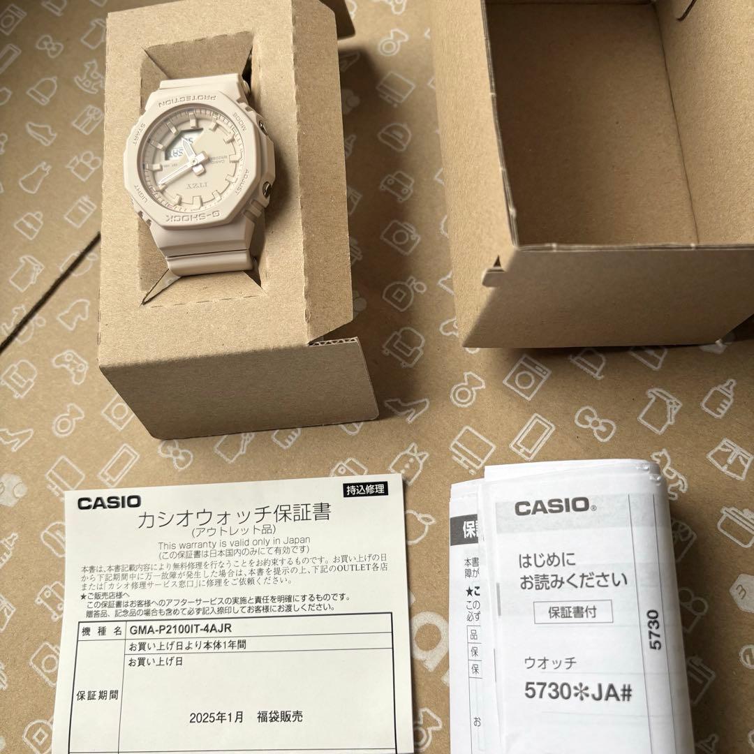 平*園様 CASIO G-SHOCK GMA-P2100IT-4AJR ピンク G-SHOCK コンパクトサイズ ITZY コラボレーションモデル GMA-P2100IT
