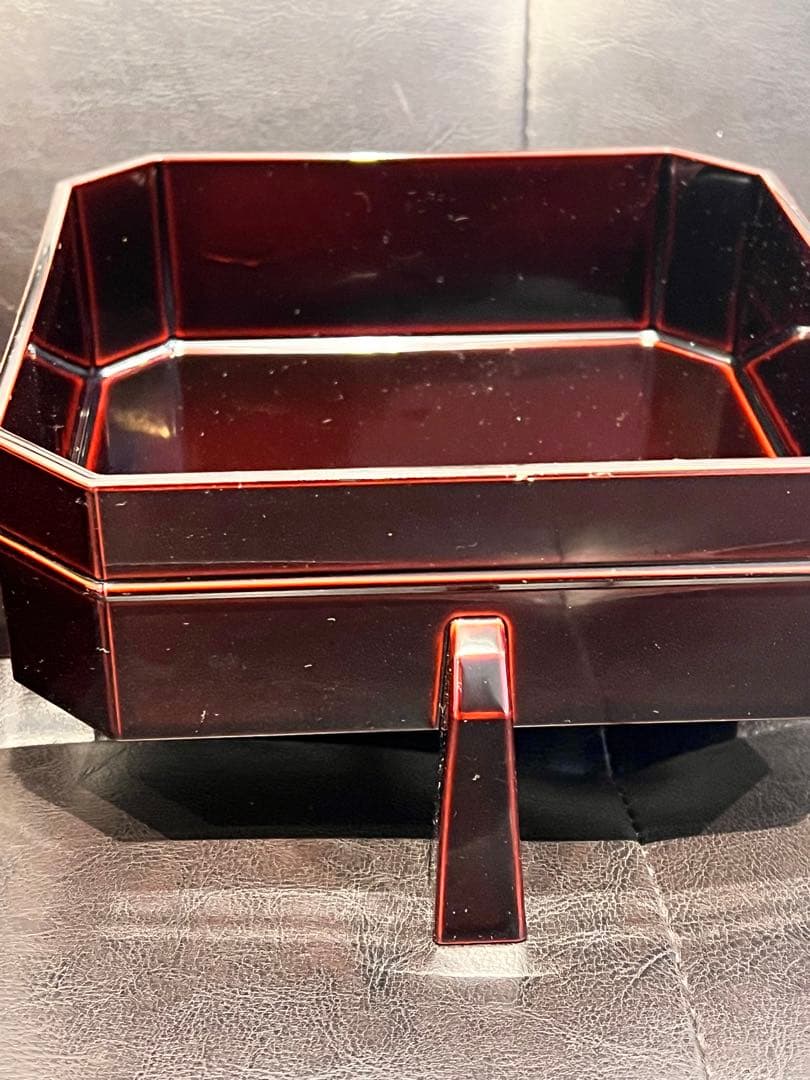 新品ホビー・楽器・アート - 未使用品 真塗 神折敷 共箱 菓子器 茶道具