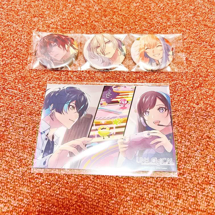 UN:LOGICAL アンロジカル HMV 特典 缶バッジ ポストカード UN:LOGICAL アンロジカル WonderGOO 特典 缶バッジ ワングー - メルカリ