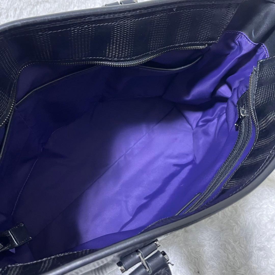 LEXUS レクサス トートバッグ ゼブラストライプ 黒 大容量 ビジネス