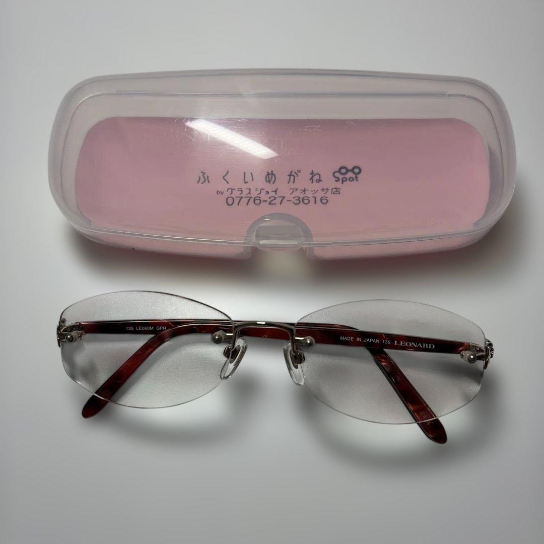 LEONARD 遠近両用メガネ　ケース付き