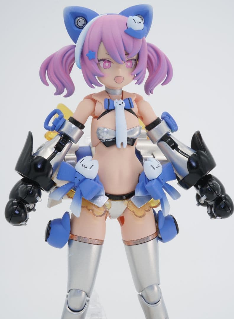 メガミデバイス プニモフ マオ 完成品 塗装品 コトブキヤ メガミデバイス PUNI MOFU (プニモフ) マオ 全塗装 完成品