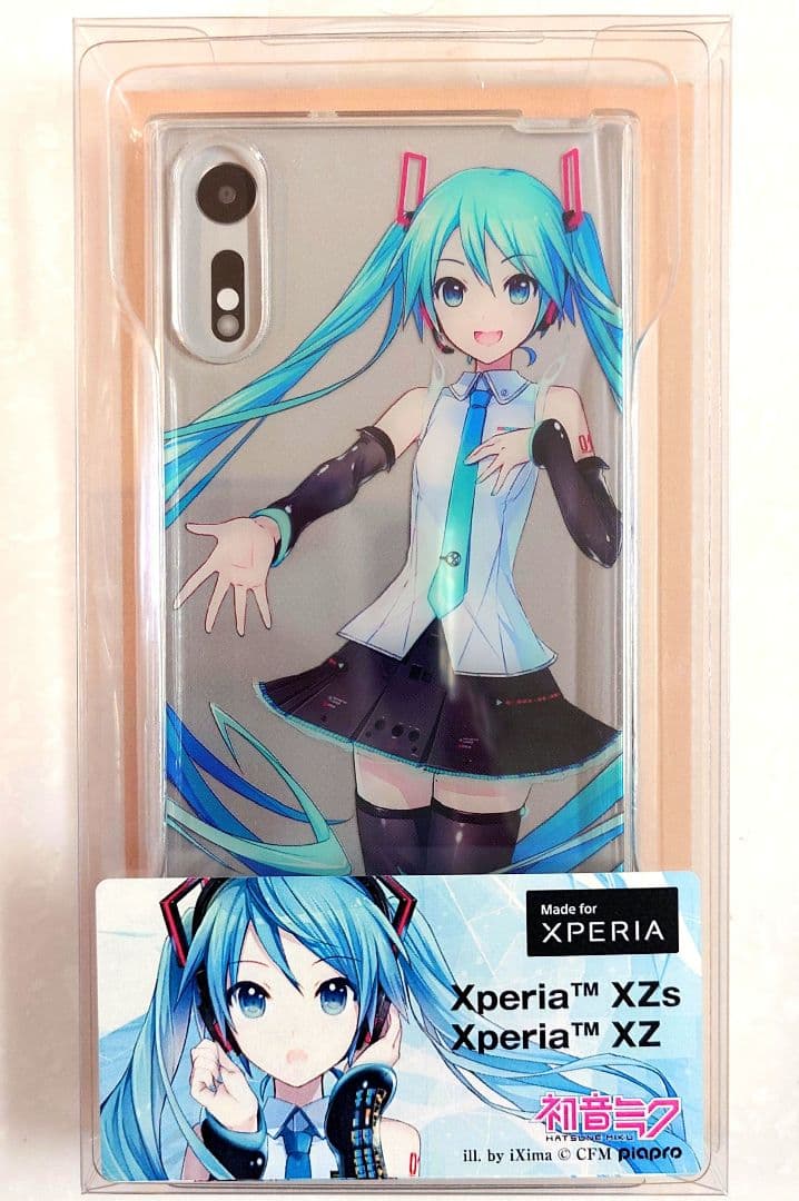 初音ミク XPERIA XZ TPUケース＋背面パネル Art by iXima