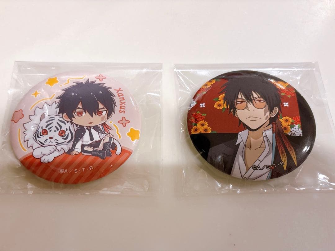 XANXUS 缶バッジ 2点セット ローソン限定品 ランダム缶バッジ - メルカリ
