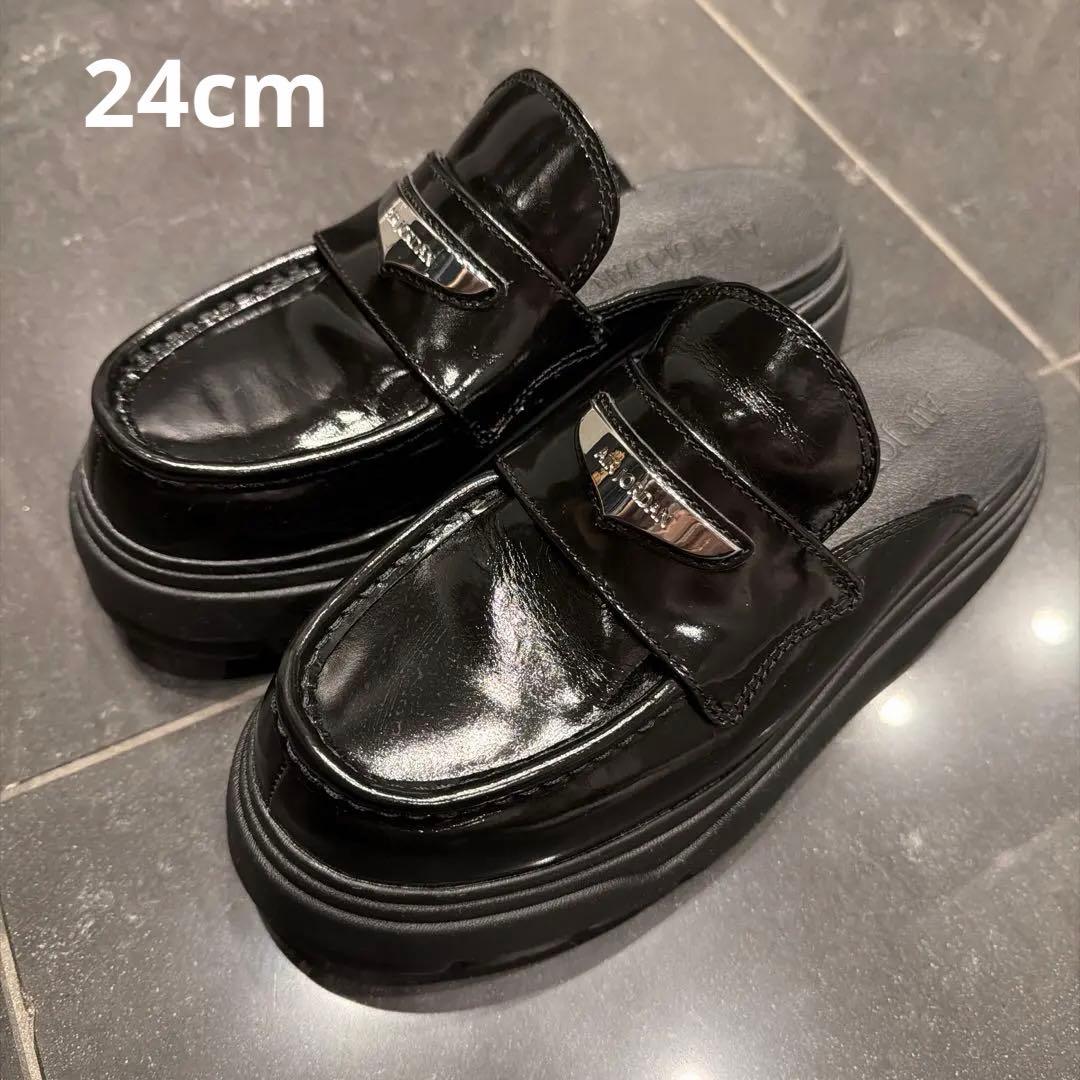 新品同様 ジョーダン 厚底サンダル ローフファー 24cm