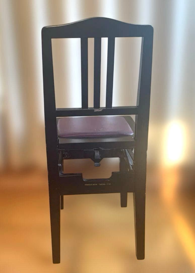 ヤマハ トムソン ピアノ椅子 背もたれ付き ピアノ椅子 座面エンジ NO5 イトマサ トムソン椅子