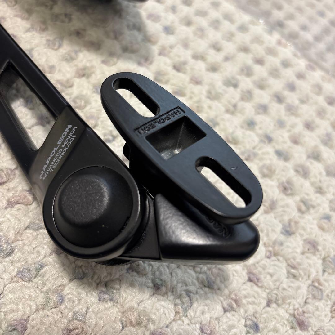 ナポレオン カウリングミラー6 ロングステータイプ AEX6 ブラック 2