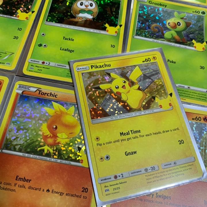 マ*ノ様 ポケモンカードゲーム 25周年 × マクドナルドコラボ プロモカード ポケカ】25周年記念マクドナルドコラボでピカチュウのプロモカード