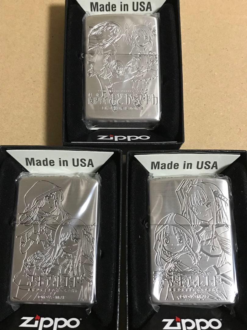 未使用 zippo 魔法少女　まどか☆マギカ　ほむら　まどか　マギアレコード