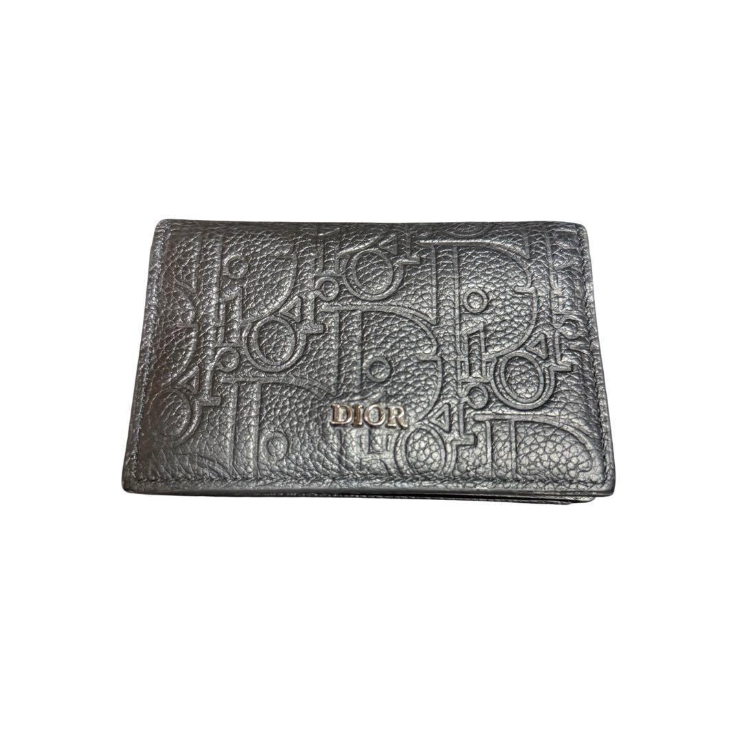 DIOR カードケース　名刺入れ　グラビティ 即納！DIOR ビジネスカードホルダーディオール グラビティレザー (Dior