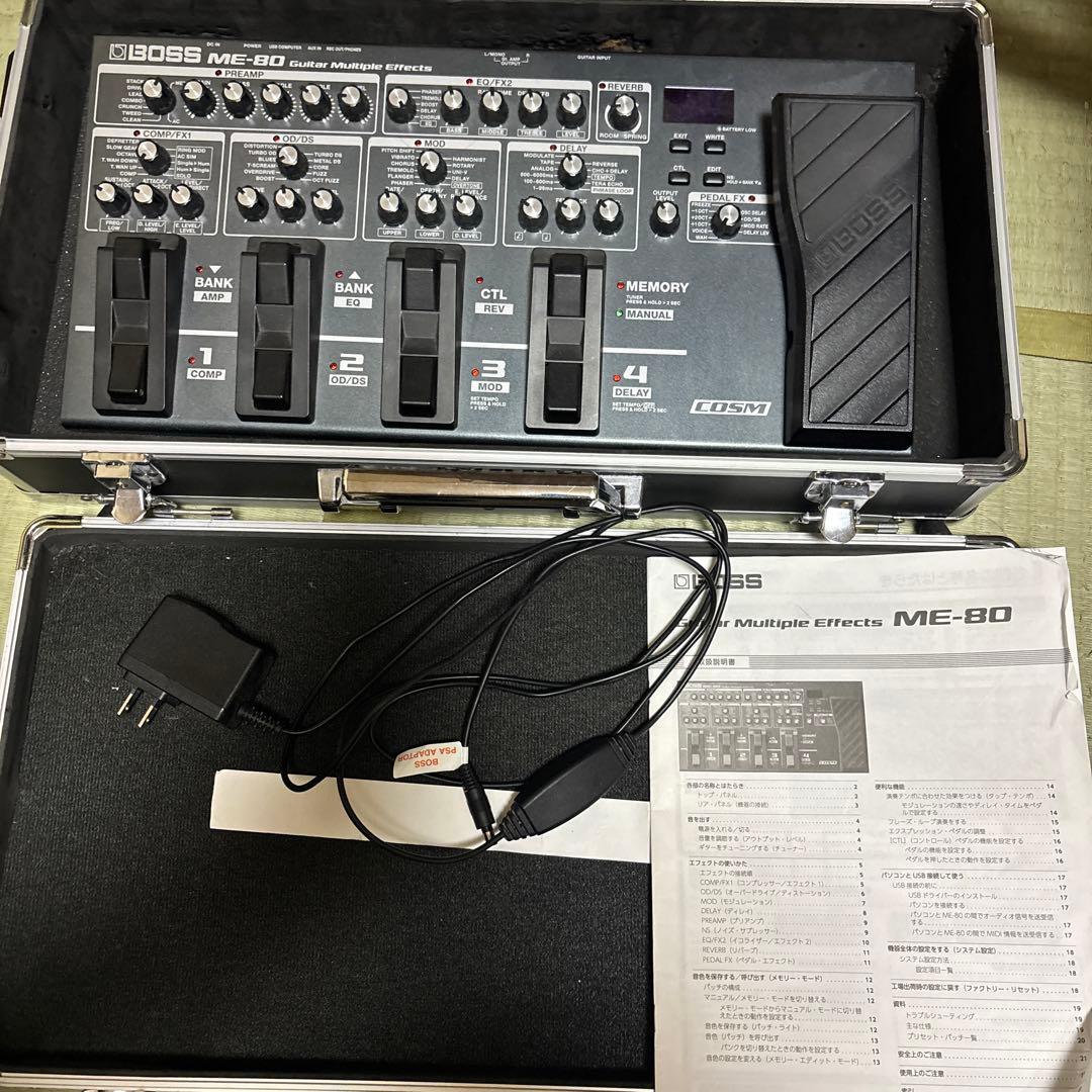 BOSS ME-80 ギターエフェクター（エフェクターケース付き）