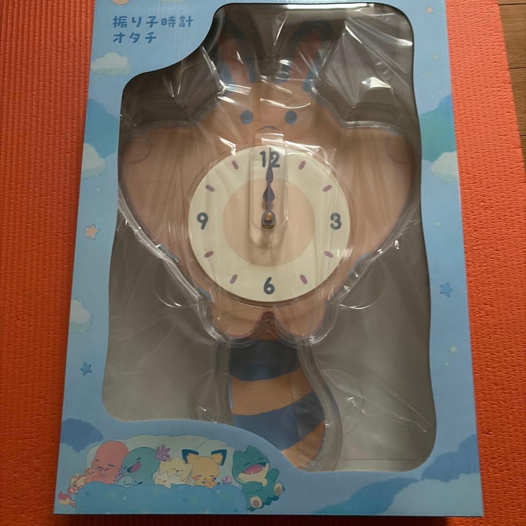 ポケモン　little day dream オタチ　振り子時計 ポケモンセンター 振り子時計 Little Daydream オタチ - ポケモン