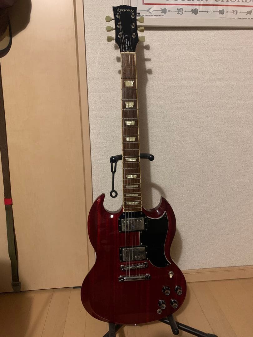 ヒ*吉様 フジゲン製 ヒストリー SG ヘリテージウッド　エレキギター　日本製 HISTORY TH-SG【現物画像】 ヒストリー 【 久留米ゆめタウン店