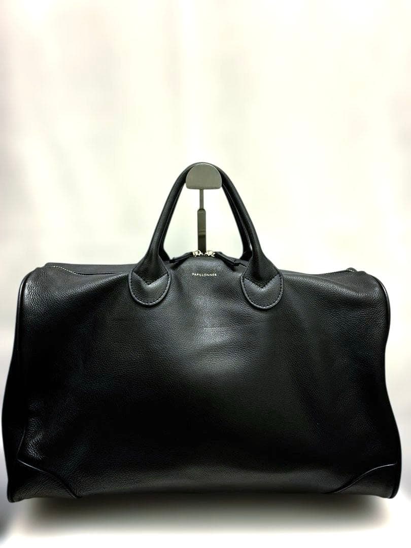 希少美品★ PAPILLONNER パピヨネ ボストンバッグ 牛革