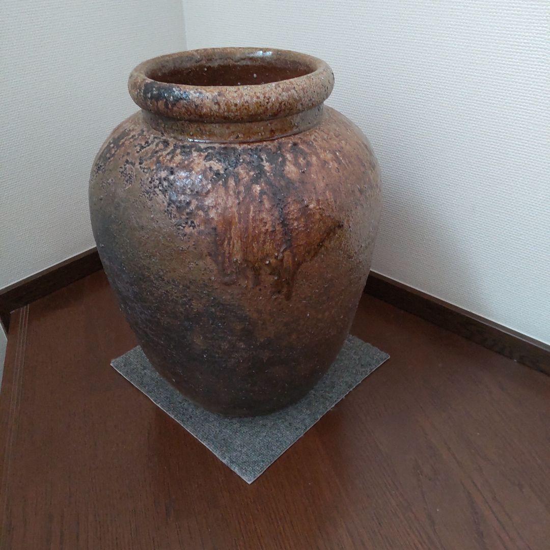 中　壺　備前焼　27 備前カセ胡麻酒呑 Bizen sake cup | 備前焼 金重潤平