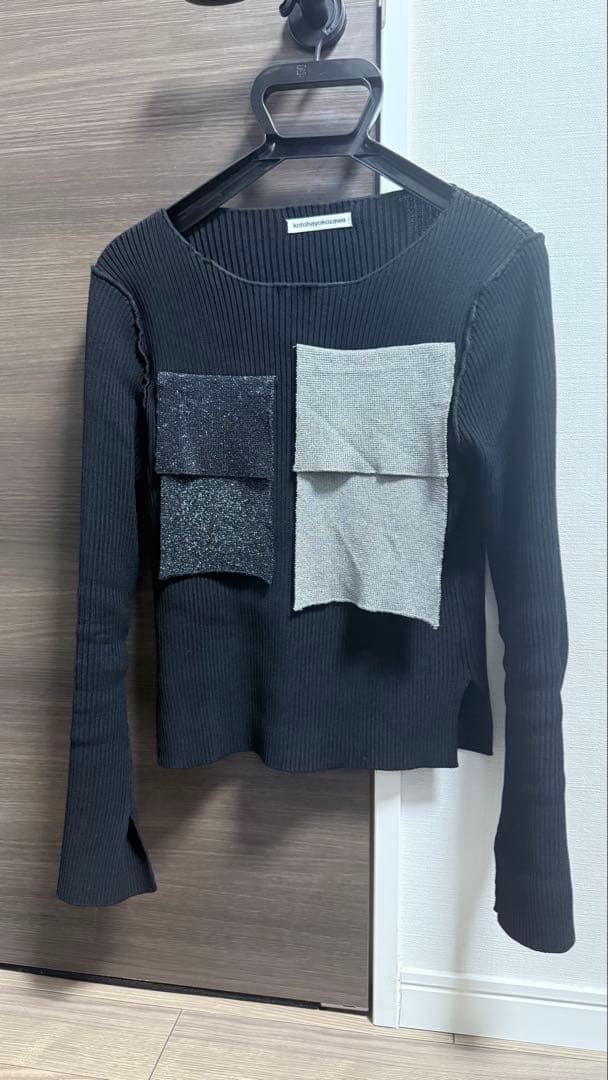 koto hayokozawa 定価33,000円（美品）ブラックニット 長袖