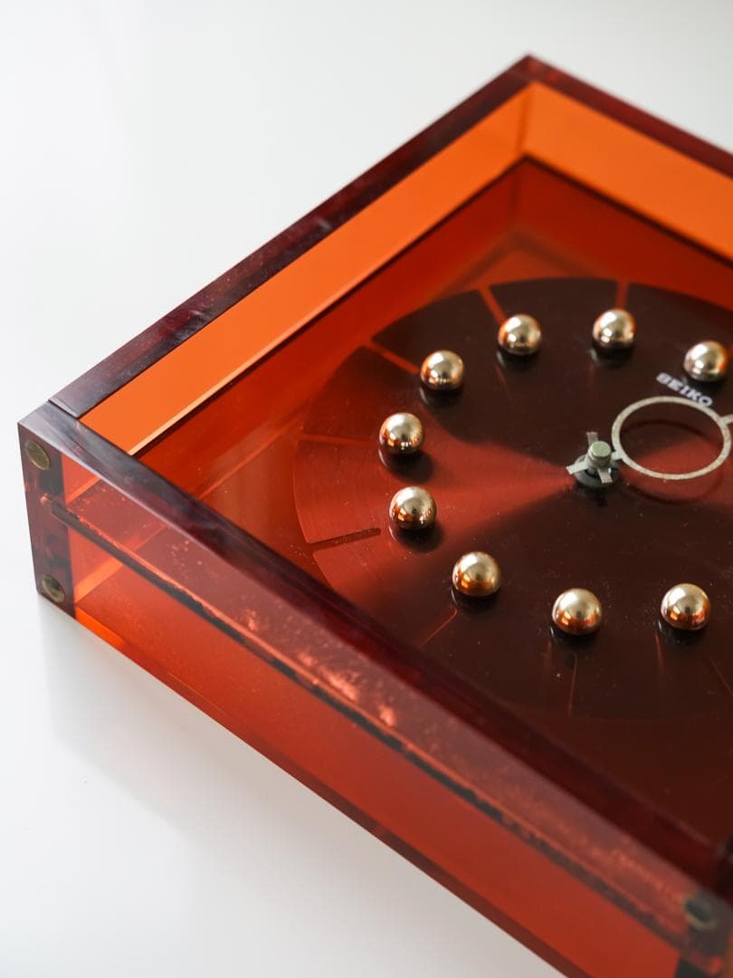 70's SEIKO スペースエイジ アクリル時計 ミッドセンチュリー - メルカリ